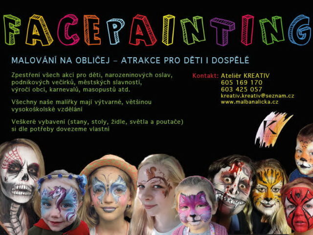 Malování na obličej Kreativ Irena Vronská
